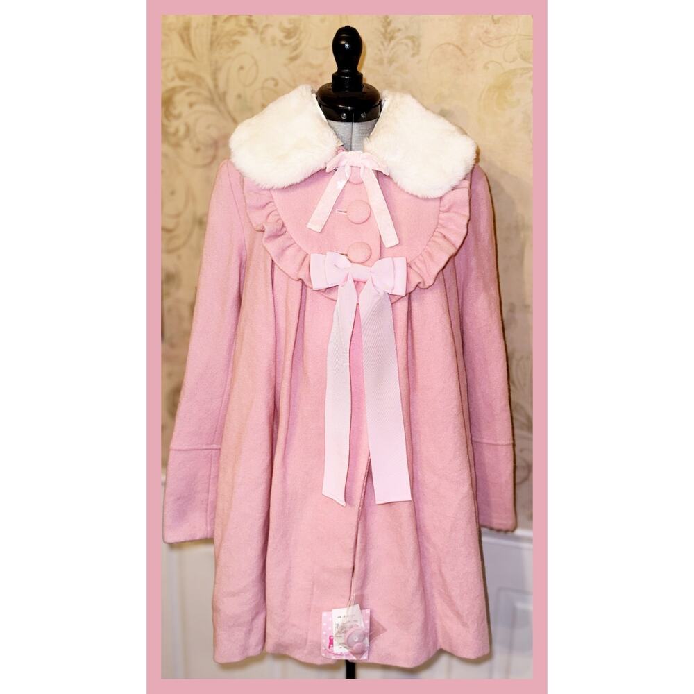 Angelic Pretty Marianne Coat Pink Sweet Lolita J Fashion Kawaii Dollcore Japan